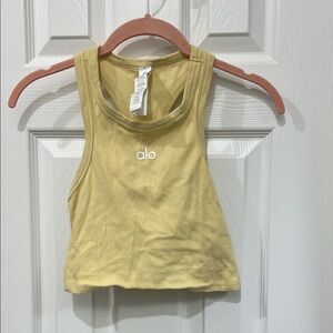 Alo butter yellow workout tank